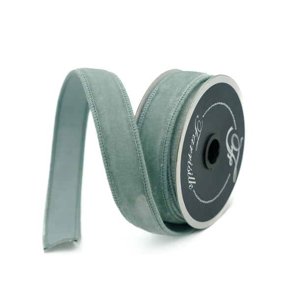 Light Blue Velvet Ribbon