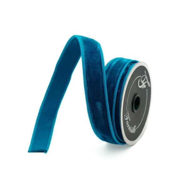  Turquoise Velvet Ribbon 