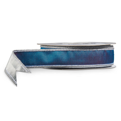  Blue Velvet Wired Ribbon 