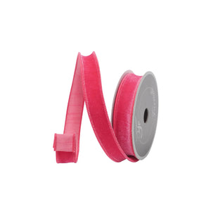  Bubblegum Velveteen Ribbon 