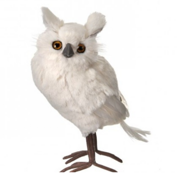  White White Furred Snow Owl 