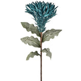 Foam Budding Allium Stem, 35", Green And Cream