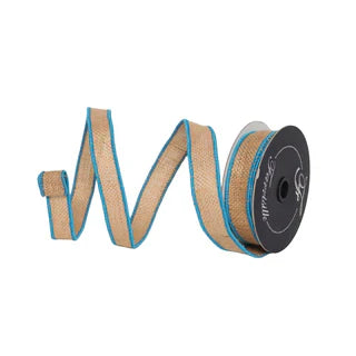 Jj Ribbons Burlap Accent Ribbon, 1