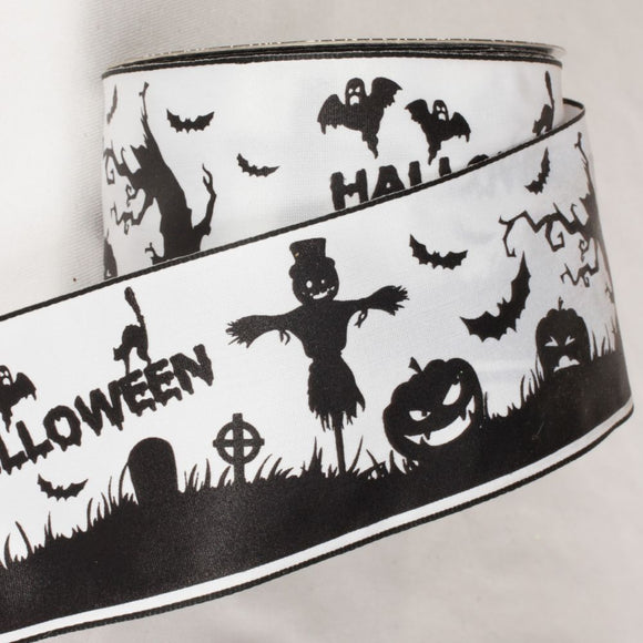 Orange Halloween Ribbon