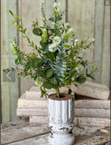 Green and ivory Wildflower Wishes Bush