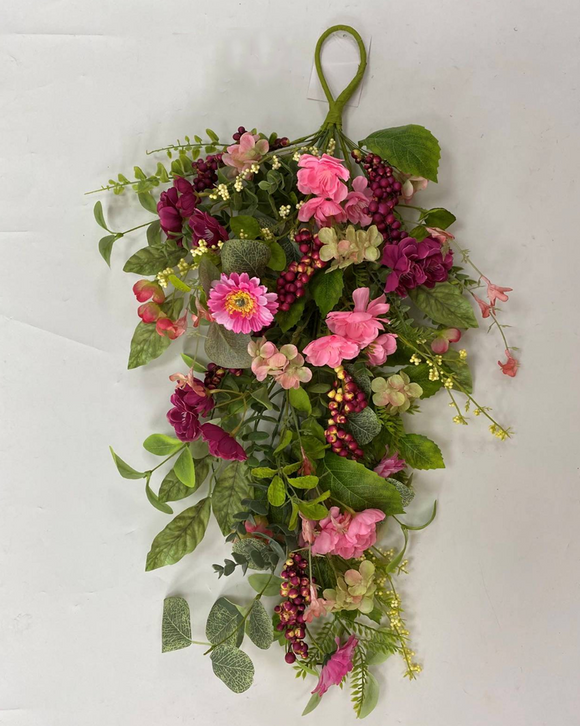 Spray of berries and flowers