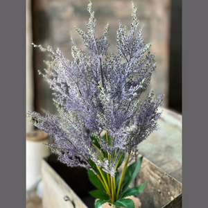 Spray of Purple Colored Flowers