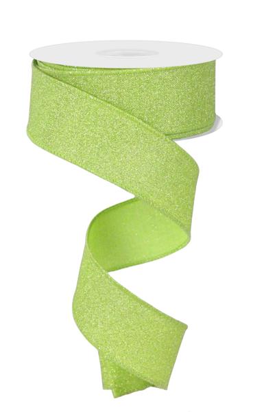 Roll of Light Bright Green Ribbon