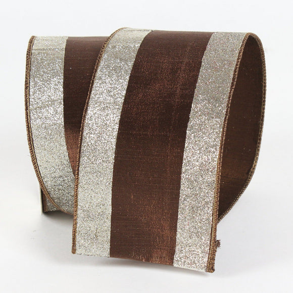 Bronze Glitter Candy Ribbon