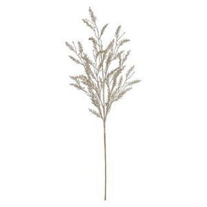 Spray of glittered grass