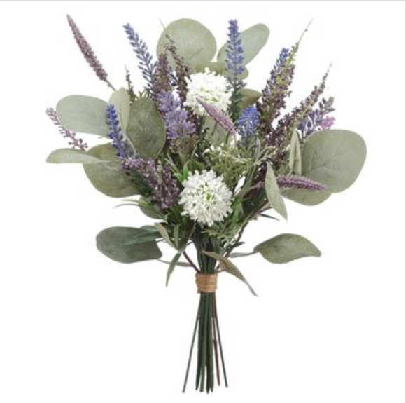 Lavender White Lavender Allium Bouquet