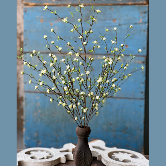 Spray of Cream Colored Flowers