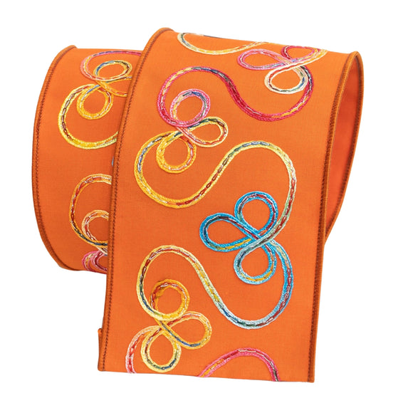 Orange Whimsy Ribbon