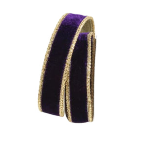Purple Royal Velvet Ribbon