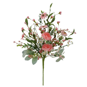 Pink Ranunculus daisy spray