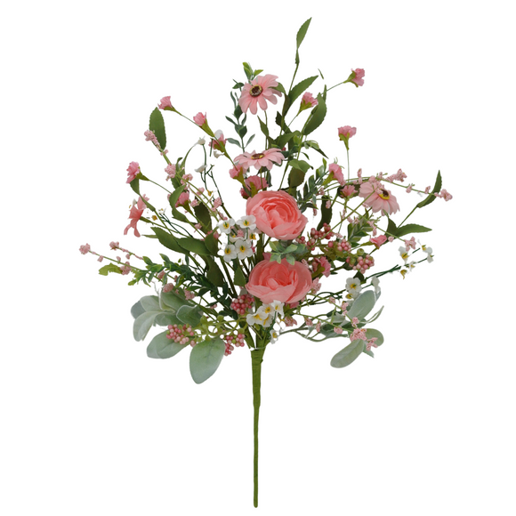 Pink Ranunculus daisy spray