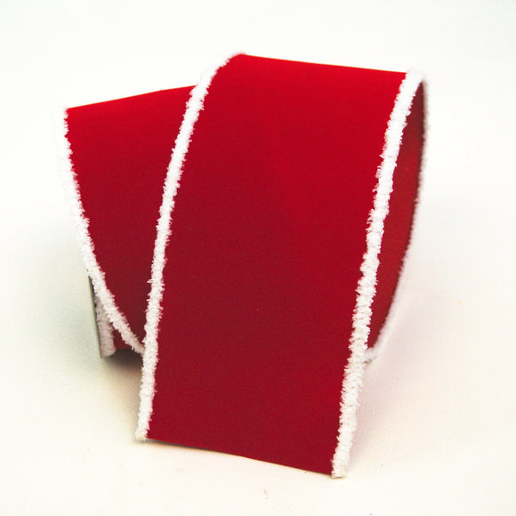 Red Santa Trim Ribbon