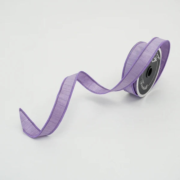 xxx Roll of silk ribbon in Lavender color