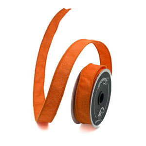 Roll of orange ribbon