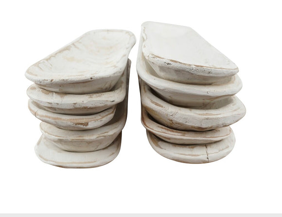 White Dough Bowls