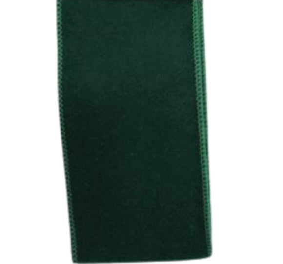 Holiday Green Velvet Holiday Ribbon