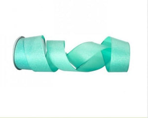 Mint Green Pastel Candy Glitter Ribbon
