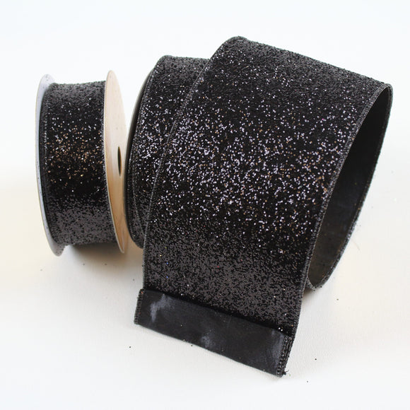 Black Glitter Magic Ribbon